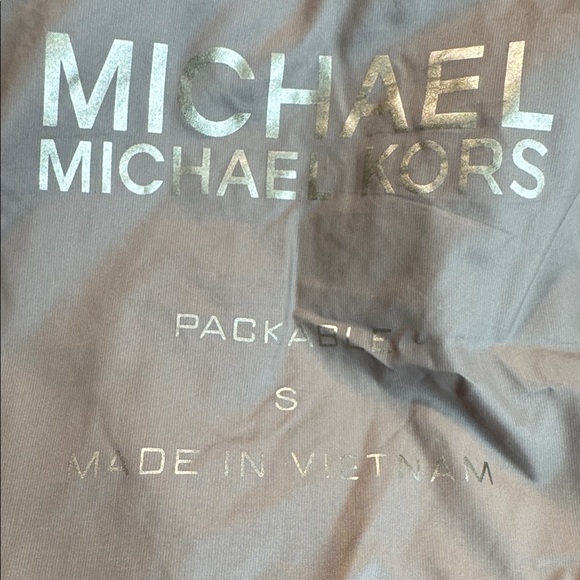 NWOT Michael Michael Kors Packable Coat Taupe Size Small - Picture 7 of 14